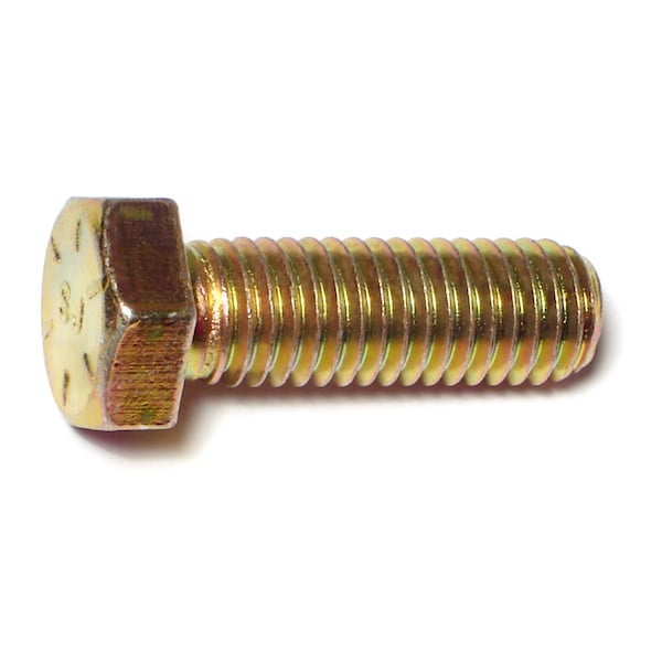 Midwest Fastener Grade 8, 1/2"-13 Hex Head Cap Screw, Zinc Yellow Steel, 1-1/2 in L, 25 PK 00723 - main